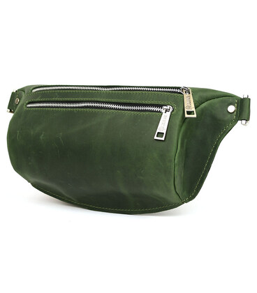 Сумка бананка в розмірі L TARWA RE-3106-3lx зелена 3 відділення картинка, зображення, фото