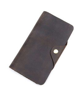 Модне шкіряне портмоне JohnMcDee 8032 на кнопці картинка, зображення, фото