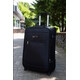 Валіза Wings 1701 середня M чорна 2 колесна - картинка, зображення, фото