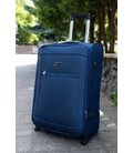 Чемодан Wings 1701 Midi синий 2 колесный фото, картинка, изображение