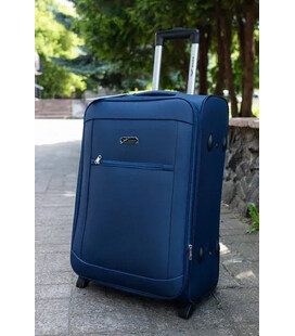 Валіза Wings 1701 маленька S синя 2 колесна картинка, зображення, фото