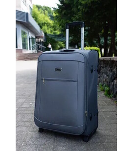 Валіза Wings 1701 Mini сіра 2 колесна картинка, зображення, фото