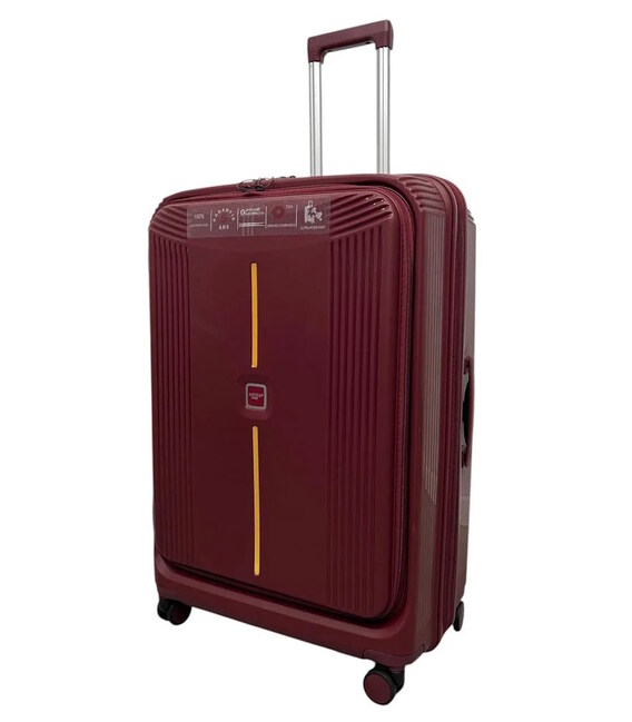Чемодан Airtex 647 большой L Aquila бордовый фото, картинка, изображение