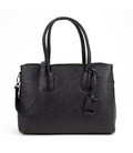 Классическая женская кожаная черная сумка Firenze Italy F-IT-7601A фото, картинка, изображение