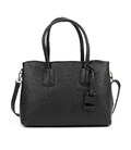 Класична жіноча шкіряна чорна сумка Firenze Italy F-IT-7601A картинка, зображення, фото