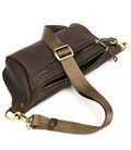 Сумка бананка в розмірі М TARWA RC-3105-3lx коричнева 3 відділення картинка, зображення, фото