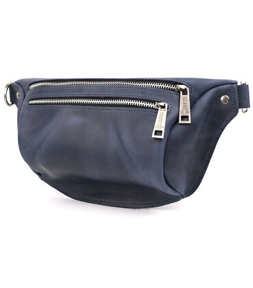 Напоясна сумка бананка в розмірі TARWA RK-3105-3lx синя 3 відділення фото, картинка, изображение