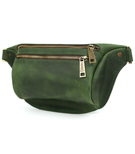 Напоясна сумка бананка в розмірі TARWA RE-3105-3lx зелена 3 відділення фото, картинка, изображение