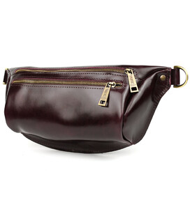 Сумка бананка в розмірі L TARWA GM-3106-2lx 2 відділення бордо фото, картинка, изображение