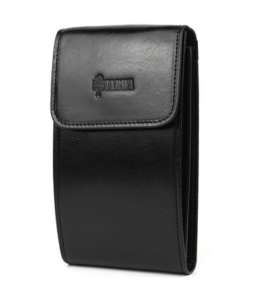 Шкіряна сумка-чохол для телефону панч GAlc-2122-4lx чорний глянець фото, картинка, изображение