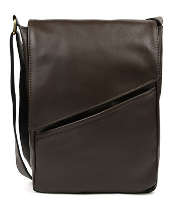 Чоловіча шкіряна сумка А4 через плече GC-1502-3md TARWA косий клапан картинка, зображення, фото