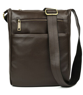Чоловіча сумка шкіряна А4 через коричневе плече GC-1500-3md TARWA фото, картинка, изображение