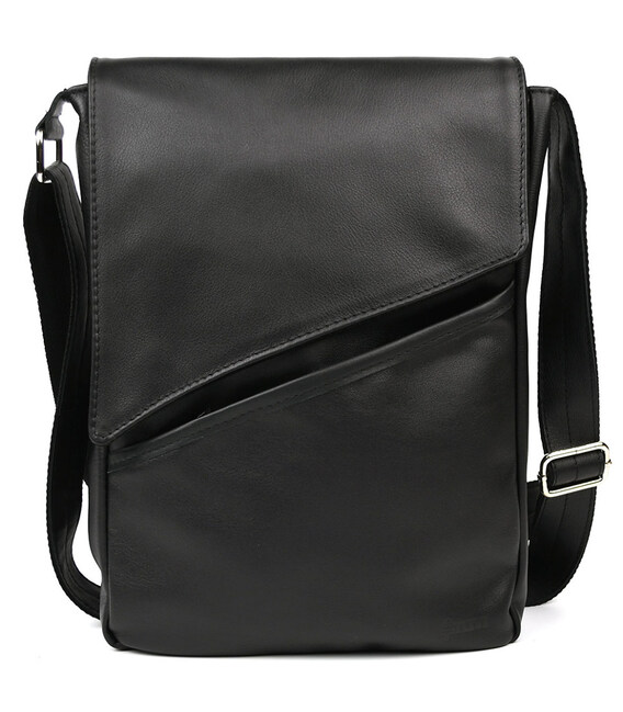 Чоловіча шкіряна сумка А4 через плече GA-1502-3md TARWA косий клапан фото, картинка, изображение