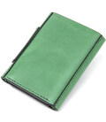 Матовое портмоне GRANDE PELLE 11458 Зеленый фото, картинка, изображение