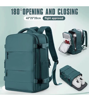 Рюкзак для ручной клади TB05 40x20x25 см, Изумрудный Ryanair / Wizz Air фото, картинка, изображение