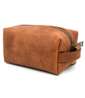 Шкіряний несесер косметичка TARWA RB-8031-4lx коньячна, розмір S фото, картинка, изображение