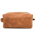 Шкіряний несесер косметичка TARWA RB-8032-4lx коньячна розмір M картинка, зображення, фото