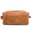 Шкіряний несесер косметичка TARWA RB-8032-4lx коньячна розмір M картинка, зображення, фото