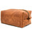 Шкіряний несесер косметичка TARWA RB-8032-4lx коньячна розмір M картинка, зображення, фото