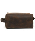Шкіряний несесер косметичка TARWA RC-8033-4lx коричневий крейзі хорс фото, картинка, изображение