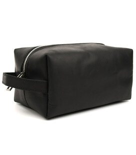 Шкіряний несесер косметичка TARWA RA-8033-4lx чорний крейзі хорс фото, картинка, изображение