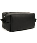 Шкіряний несесер косметичка TARWA RA-8033-4lx чорний крейзі хорс фото, картинка, изображение