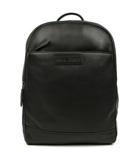 Міський шкіряний рюкзак HILL BURRY HB15295A чорний фото, картинка, изображение