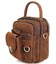Сумка мужская Vintage 14416 в винтажном стиле Коричневая фото, картинка, изображение