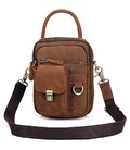 Сумка мужская Vintage 14416 в винтажном стиле Коричневая фото, картинка, изображение
