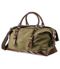 Дорожня сумка текстильна Vintage 20171 Зелена картинка, зображення, фото