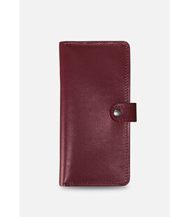 Шкіряне портмоне Classic бордове картинка, зображення, фото