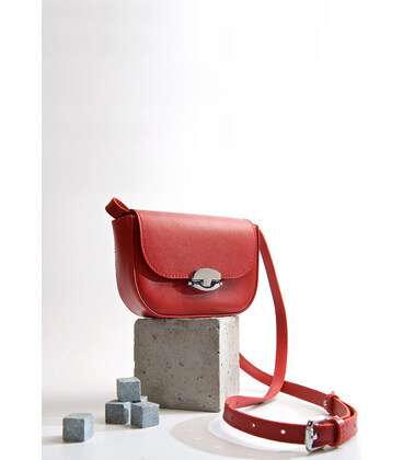 Жіноча шкіряна сумка Jill червона картинка, зображення, фото