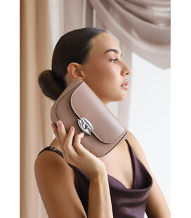 Жіноча шкіряна сумка Jill карамельна картинка, зображення, фото