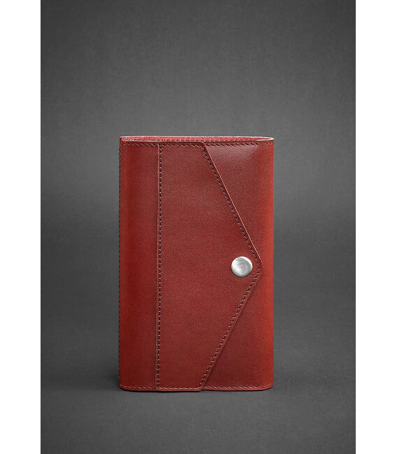 Кожаный блокнот (Софт-бук) 2.0 красный фото, картинка, изображение