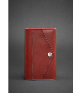 Кожаный блокнот (Софт-бук) 2.0 красный фото, картинка, изображение