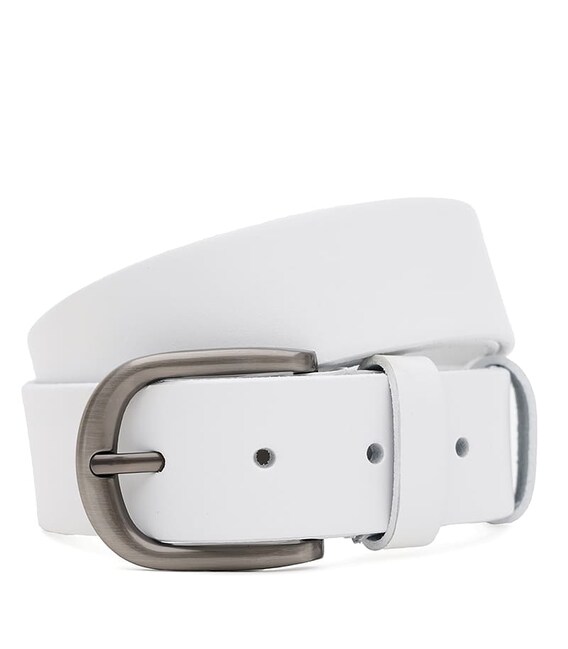 Женский кожаный ремень Borsa Leather 110v1genw112-white фото, картинка, изображение