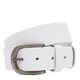 Жіночий шкіряний ремінь Borsa Leather 110v1genw112-white картинка, зображення, фото