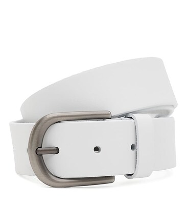 Жіночий шкіряний ремінь Borsa Leather 100v1genw107-white картинка, зображення, фото