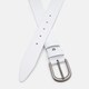 Жіночий шкіряний ремінь Borsa Leather 100v1genw107-white картинка, зображення, фото
