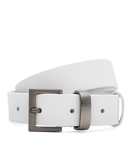 Жіночий шкіряний ремінь Borsa Leather 100s1genw132-white картинка, зображення, фото