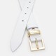 Женский кожаный ремень Borsa Leather 100g1genw131-white фото