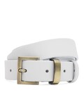 Жіночий шкіряний ремінь Borsa Leather 110b1genw130-white картинка, зображення, фото