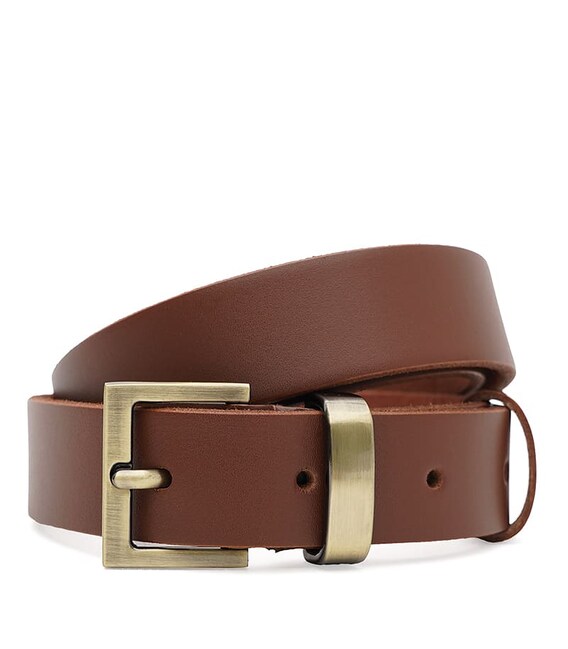 Женский кожаный ремень Borsa Leather 110b1genw124-l.brown фото, картинка, изображение