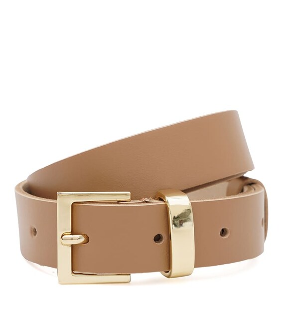 Жіночий шкіряний ремінь Borsa Leather 100g1genw136-caramel картинка, зображення, фото