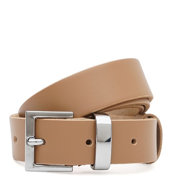 Жіночий шкіряний ремінь Borsa Leather 110x1genw134-caramel картинка, зображення, фото