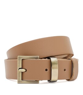 Жіночий шкіряний ремінь Borsa Leather 110b1genw133-caramel картинка, зображення, фото