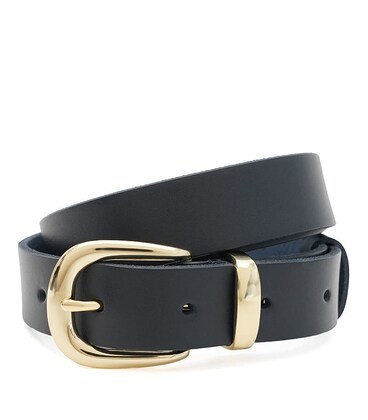 Женский кожаный ремень Borsa Leather 110g1genw151-navy фото, картинка, изображение