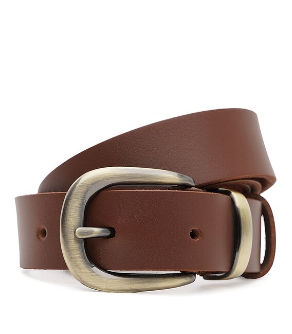 Женский кожаный ремень Borsa Leather 100b1genw146-l.brown фото, картинка, изображение