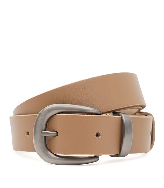 Жіночий шкіряний ремінь Borsa Leather 110s1genw159-caramel картинка, зображення, фото