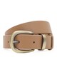Жіночий шкіряний ремінь Borsa Leather 100b1genw158-caramel картинка, зображення, фото